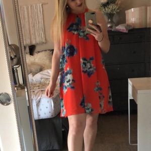 Nordstrom ASTR High Neck Dress